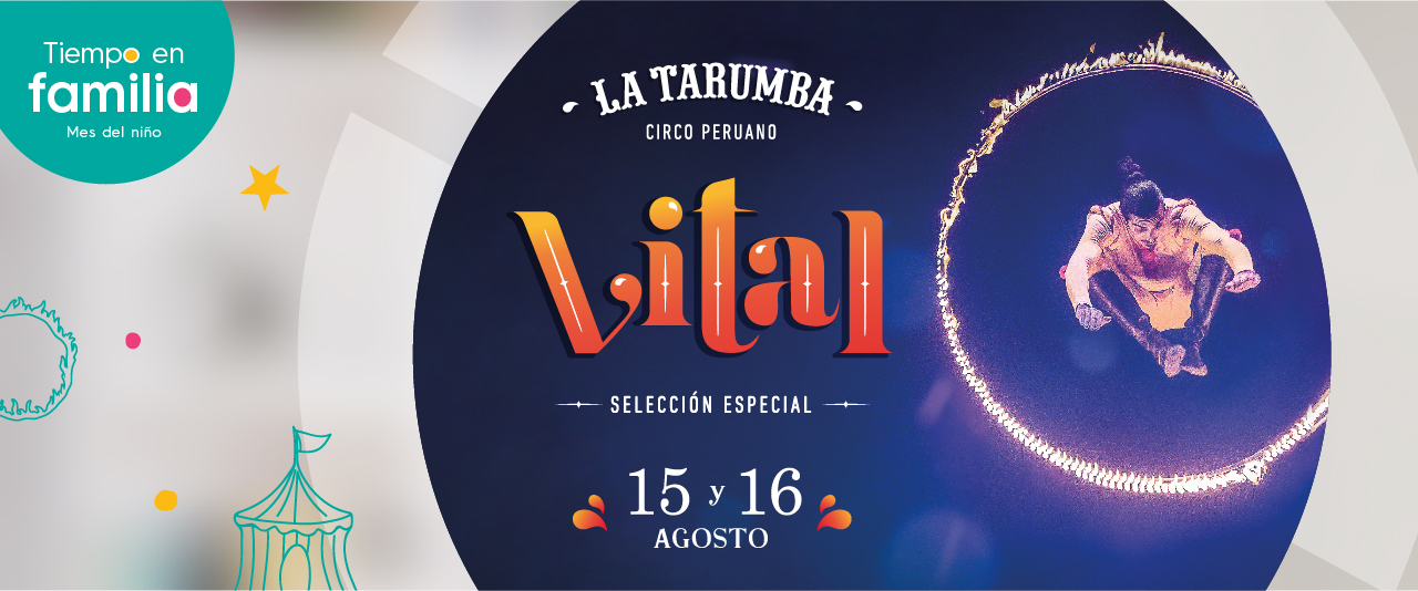 Sorteo - Función virtual del show “Vital” de la Tarumba