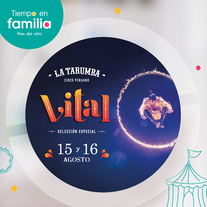 Sorteo - Función virtual del show “Vital” de la Tarumba