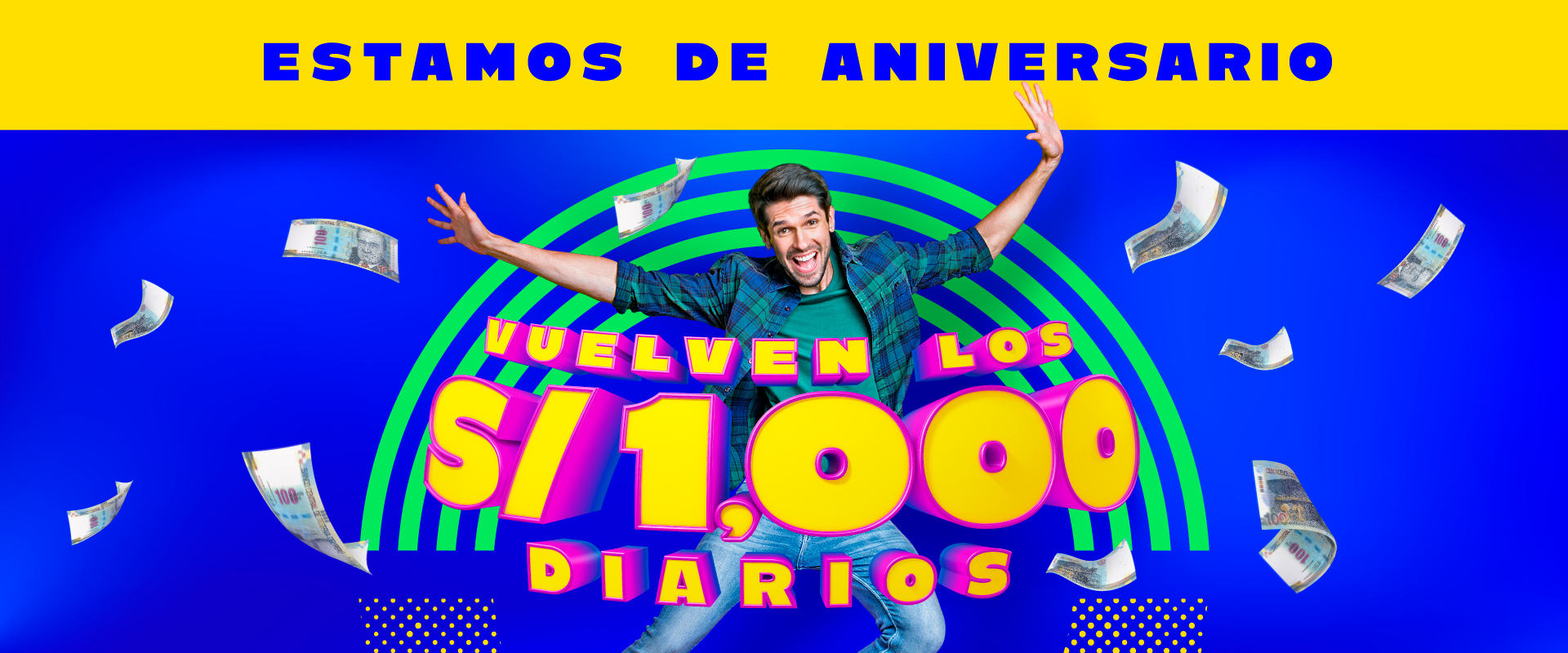 ¡S/1,000 todos los días de marzo!