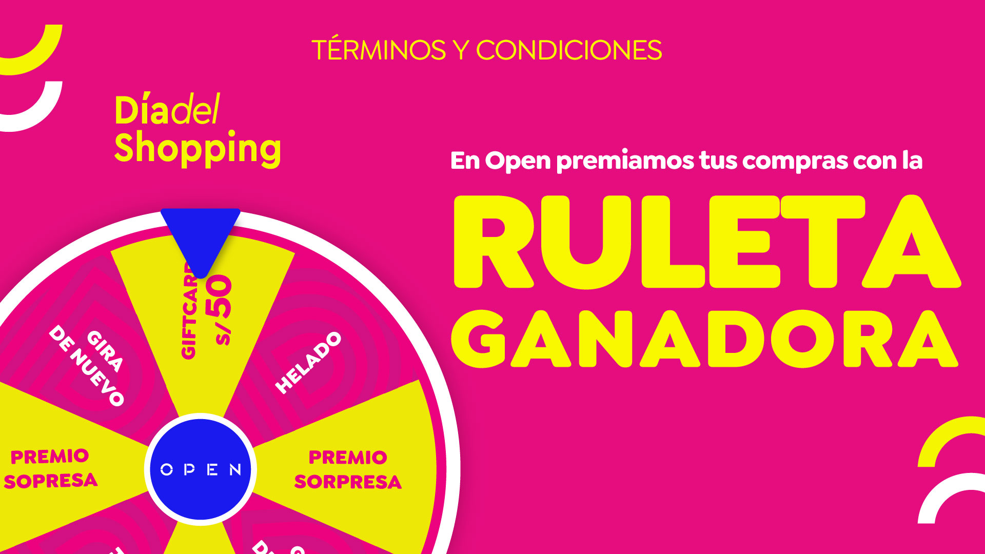 Mecánica Día del Shopping “Ruleta Ganadora”