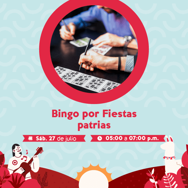 Bingo por Fiestas patrias