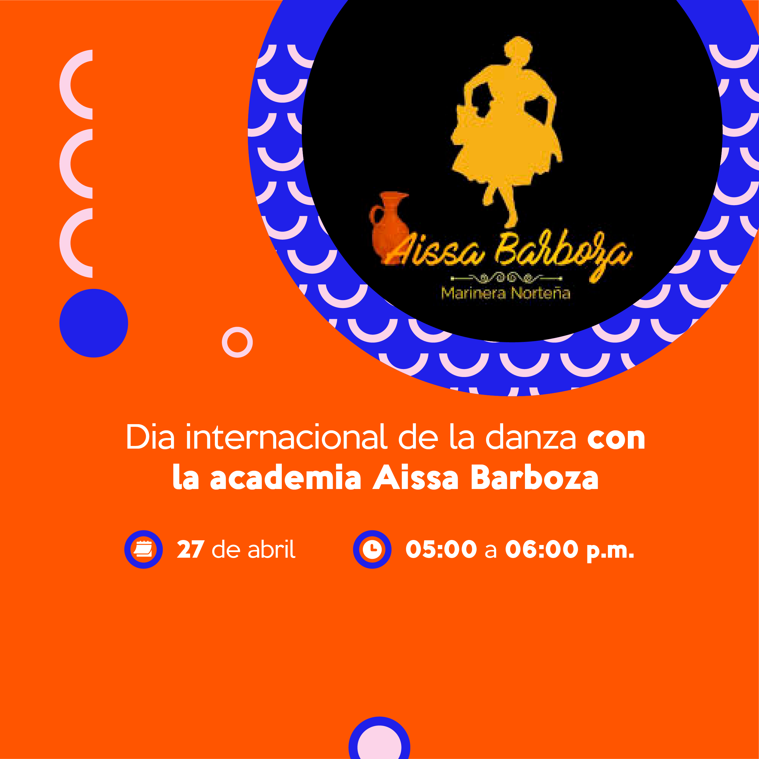 Dia internacional de la danza con la academia Aissa Barboza