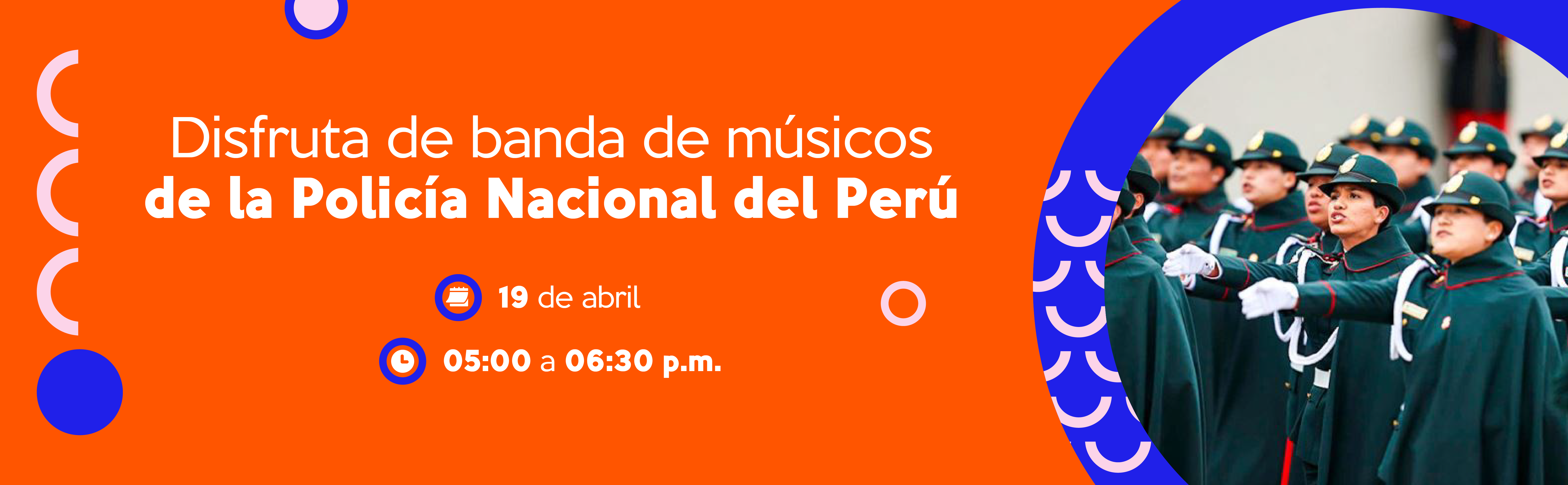 Disfruta de banda de músicos de la Policía Nacional del Perú