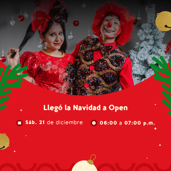 Llegó la Navidad a Open