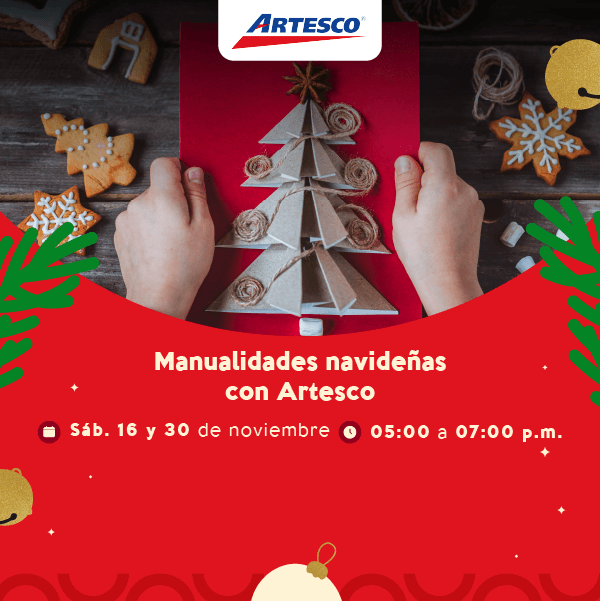 Manualidades navideñas con Artesco