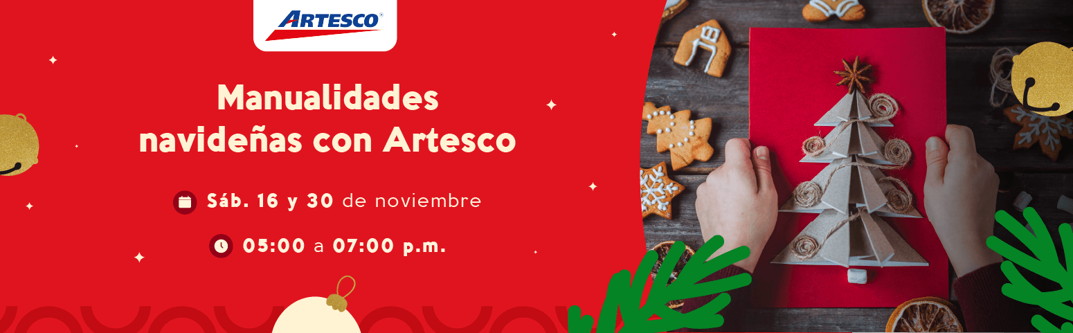 Manualidades navideñas con Artesco