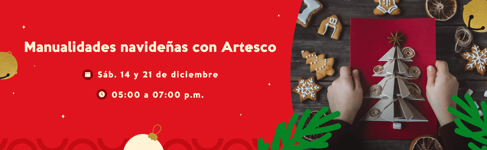 Manualidades navideñas con Artesco