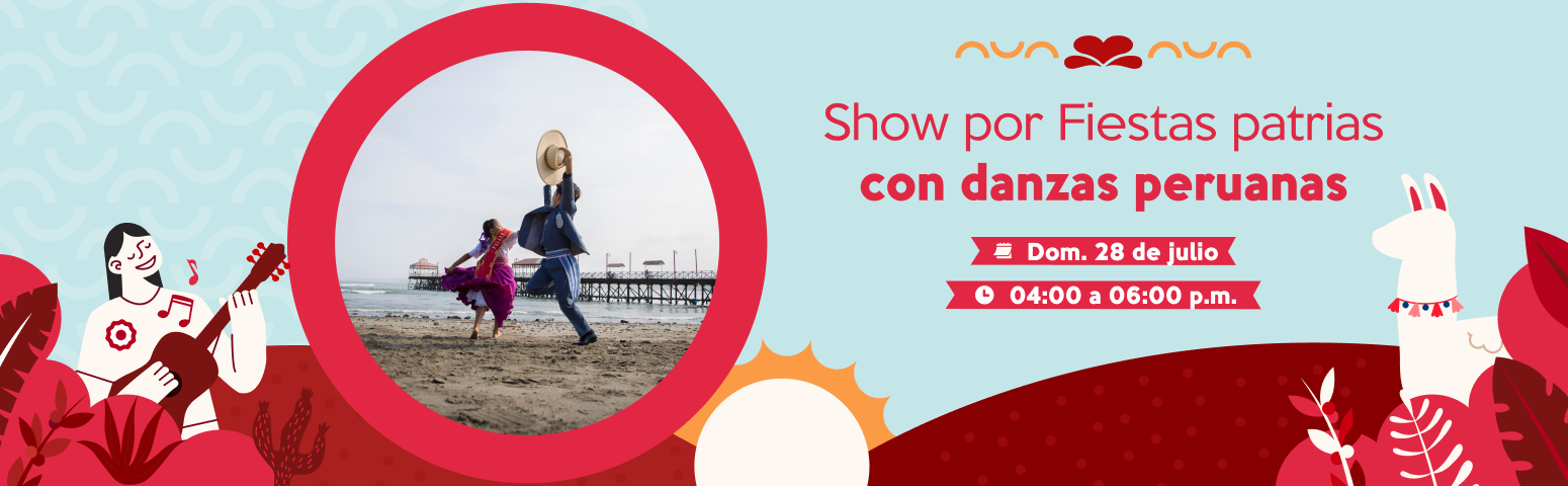 Show por Fiestas patrias con danzas peruanas
