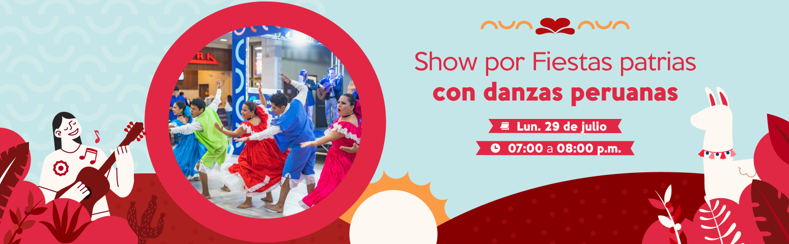 Show por Fiestas patrias con danzas peruanas