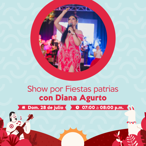 Show por Fiestas patrias con Diana Agurto