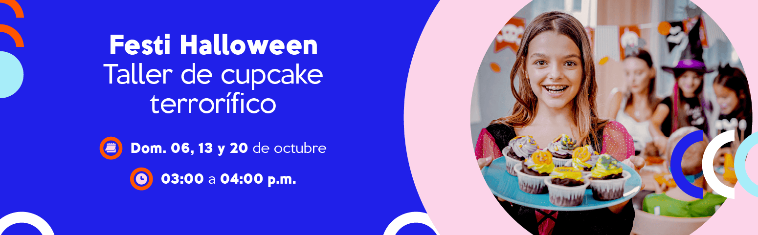 Festi Halloween Taller de cupcake terrorífico